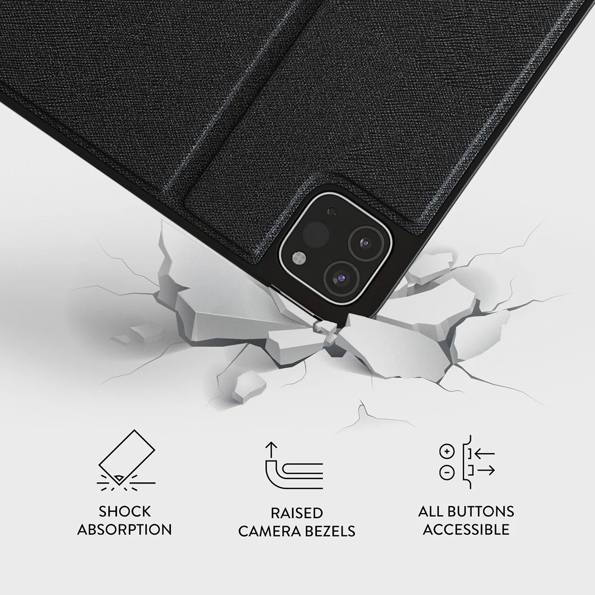 White Noise - iPad Pro 11 (2nd/1st Gen) Case - Image 4
