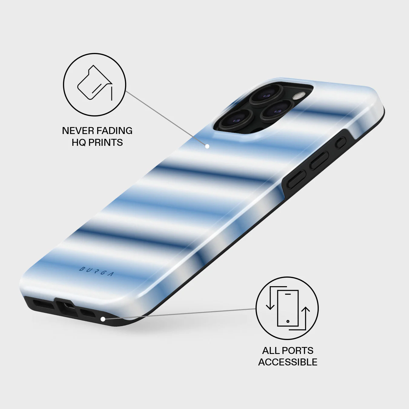 White Noise - iPhone 15 Pro Case - Image 3