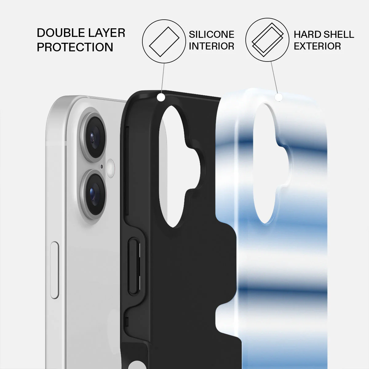 White Noise - iPhone 16 Case - Image 2
