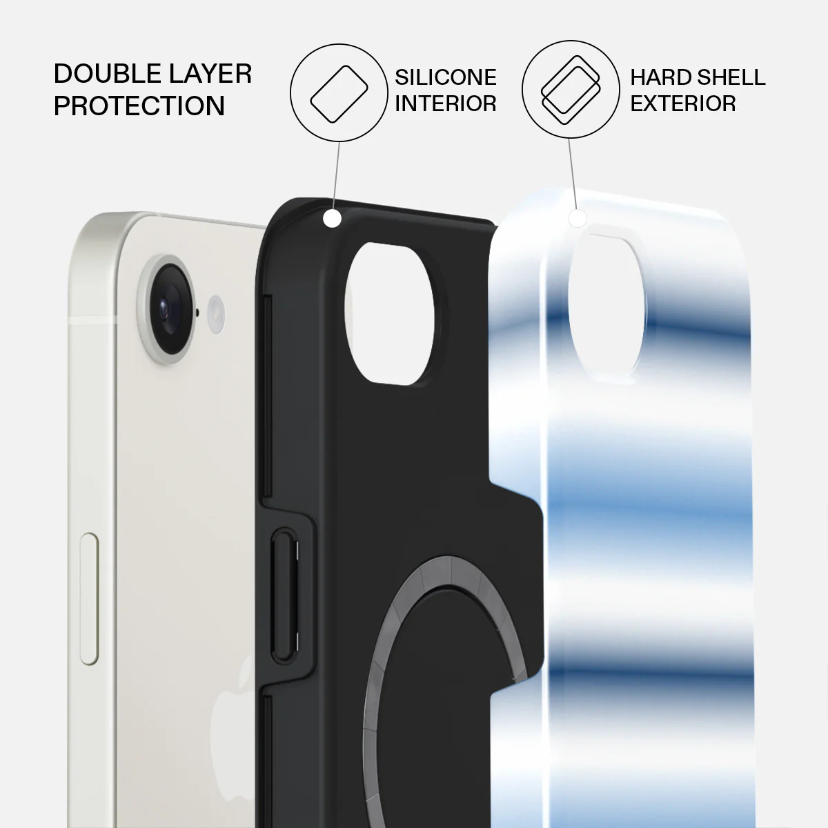 White Noise - iPhone 17e Case - Image 2