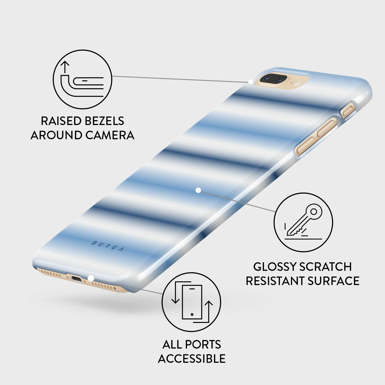 White Noise - iPhone 7 Plus / 8 Plus Case - Image 3