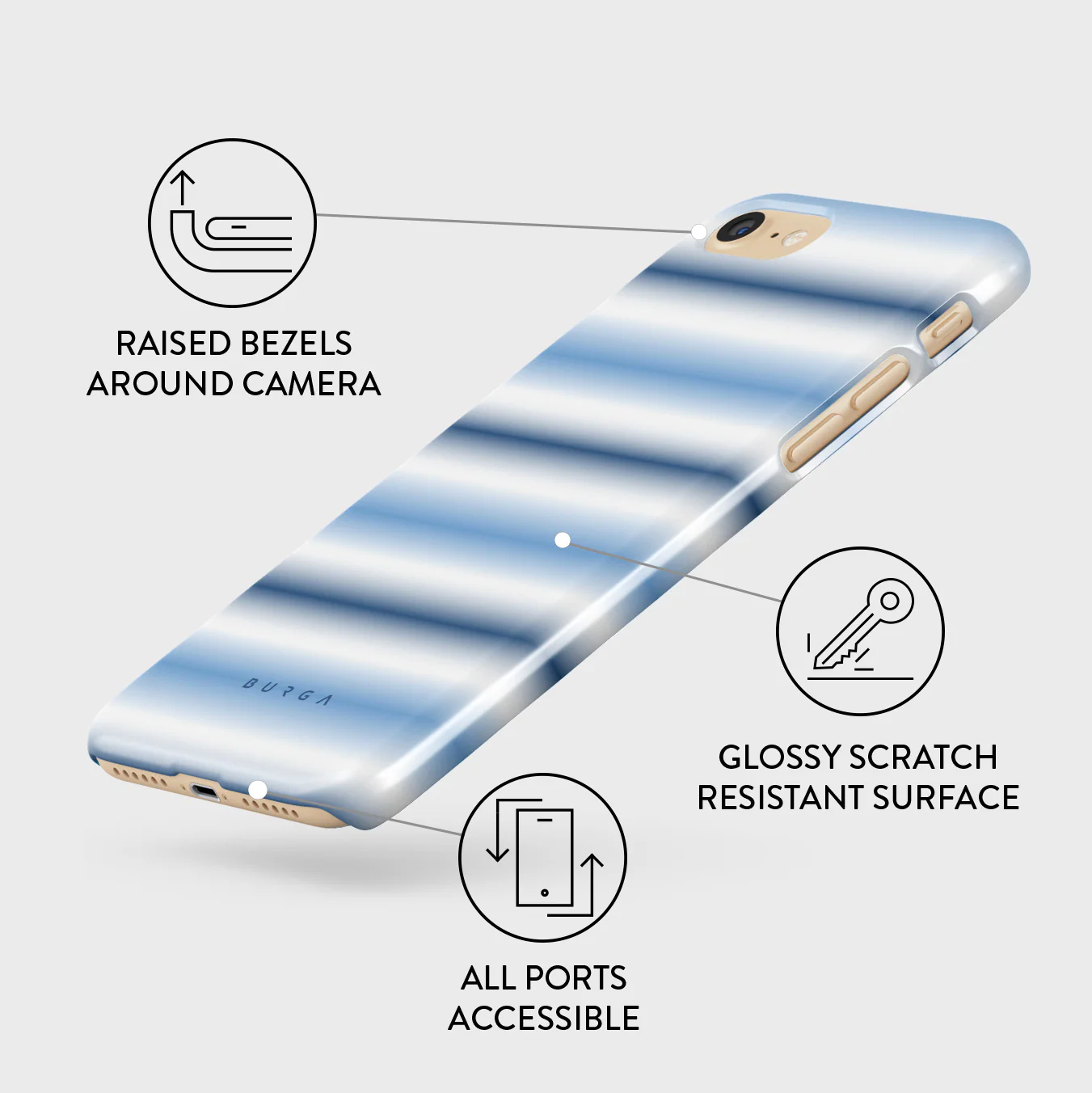 White Noise - iPhone SE (2022) Case - Image 3
