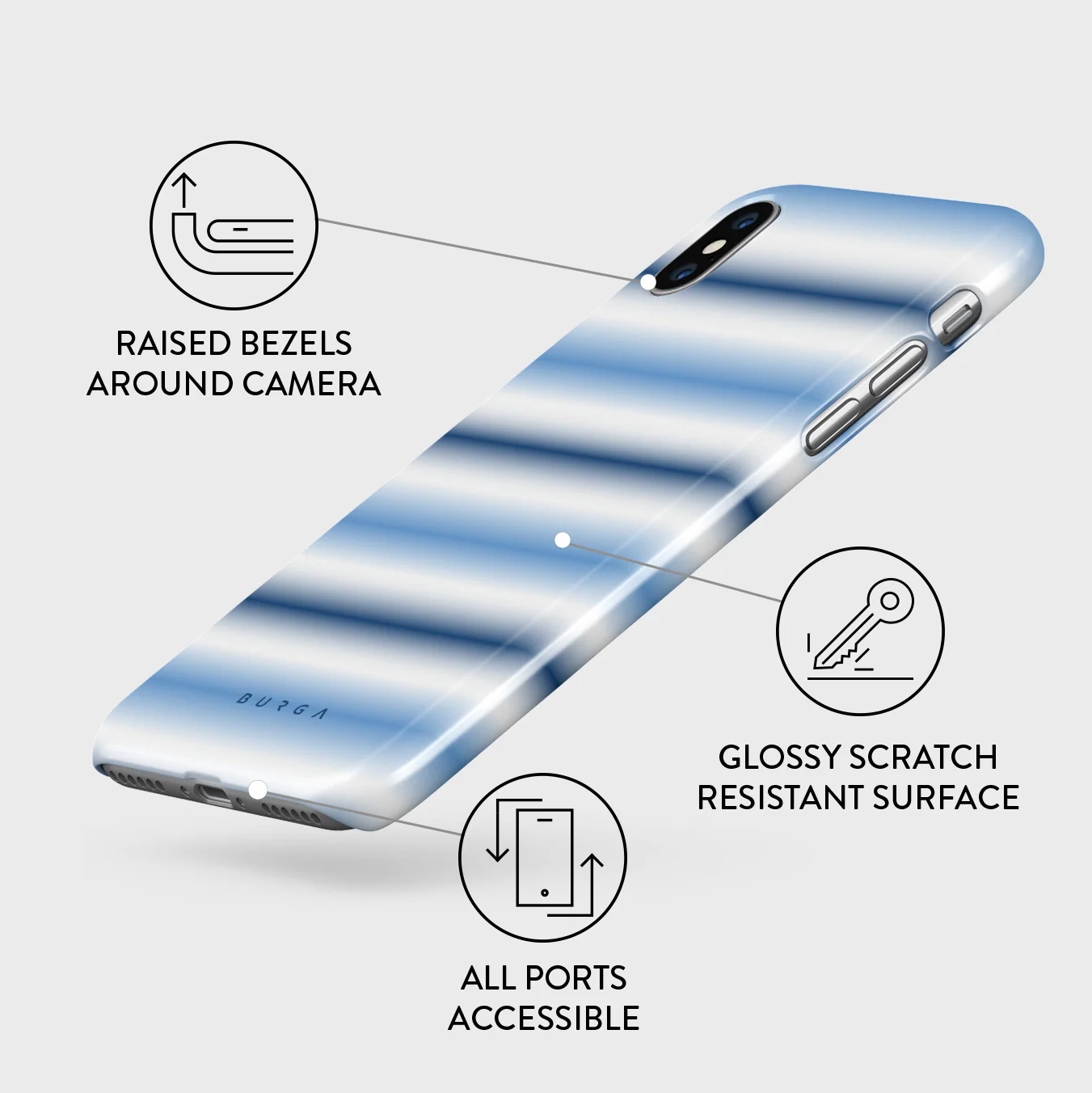 White Noise - iPhone X / XS Case - Image 3