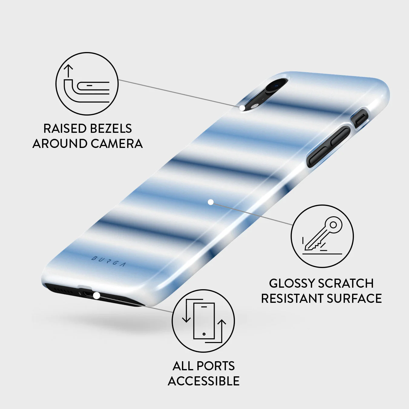 White Noise - iPhone XR Case - Image 3