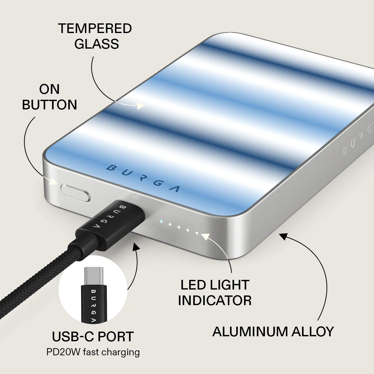 White Noise - Magnetic Power Bank - Image 30