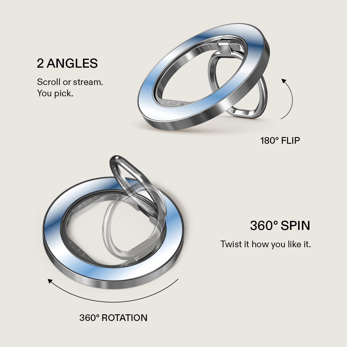White Noise - Magnetic Ring Holder - Image 3