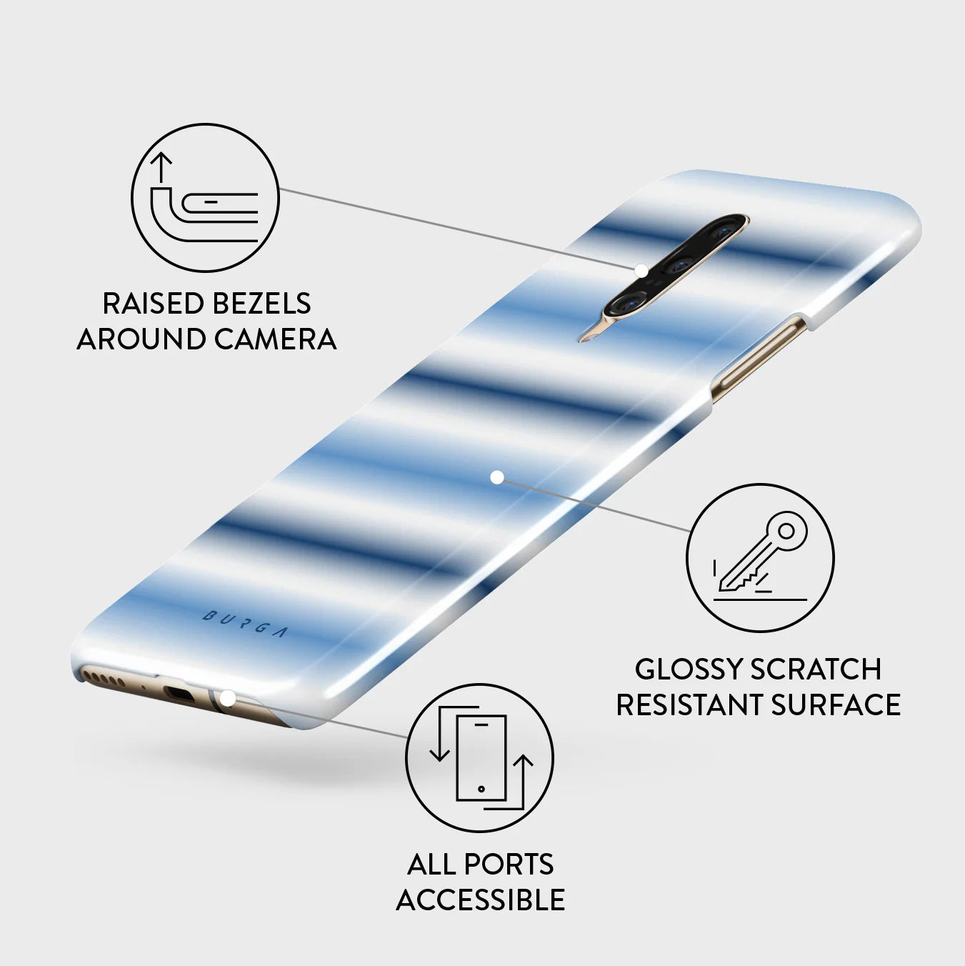 White Noise - OnePlus 7 Pro / 7T Pro Case - Image 3