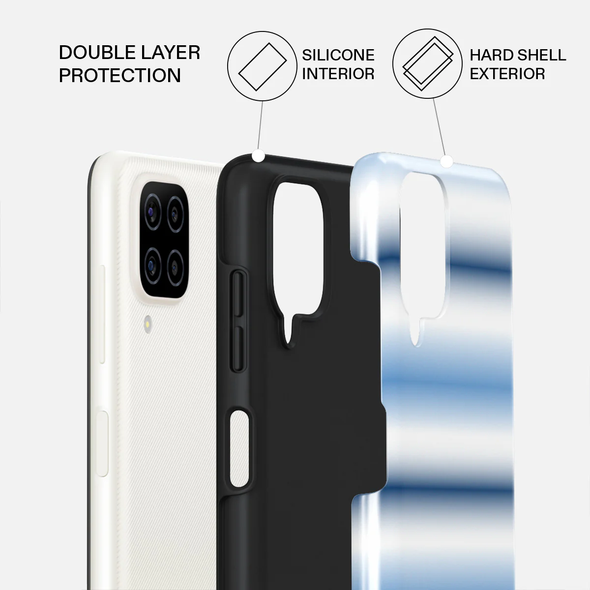 White Noise - Samsung Galaxy A12 4G Case - Image 2