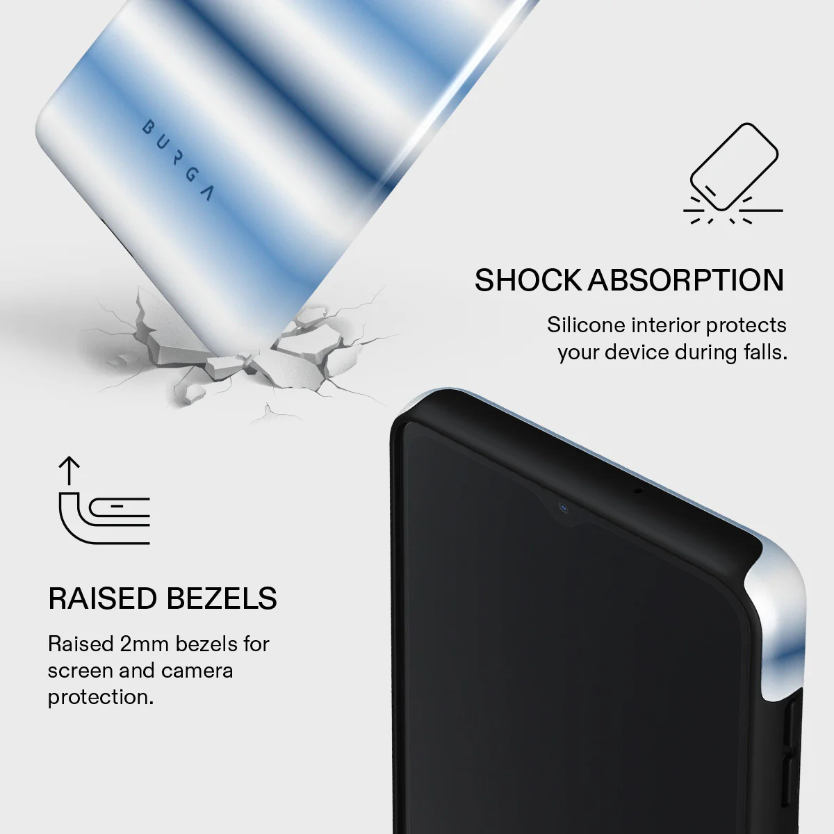 White Noise - Samsung Galaxy A12 4G Case - Image 4
