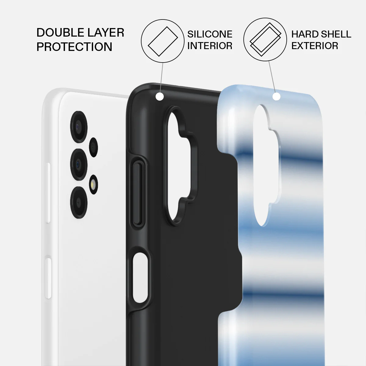 White Noise - Samsung Galaxy A13 4G Case - Image 2