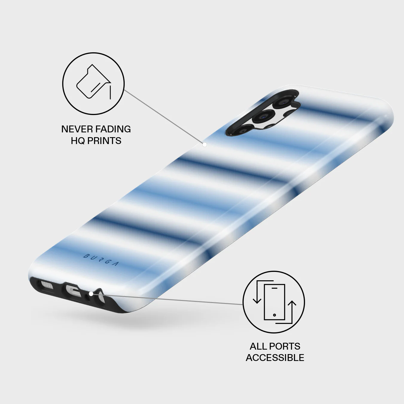 White Noise - Samsung Galaxy A13 4G Case - Image 3