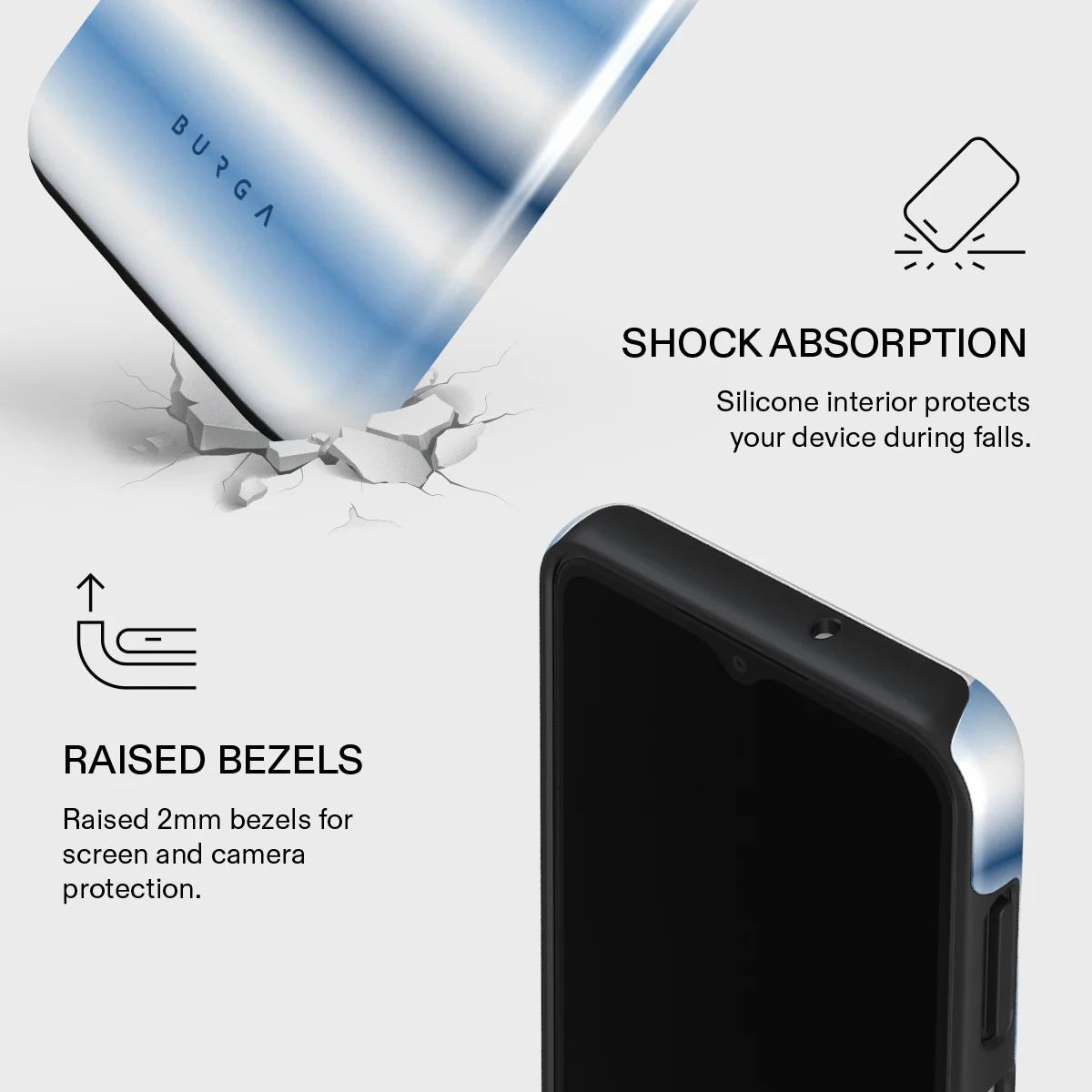 White Noise - Samsung Galaxy A13 4G Case - Image 4