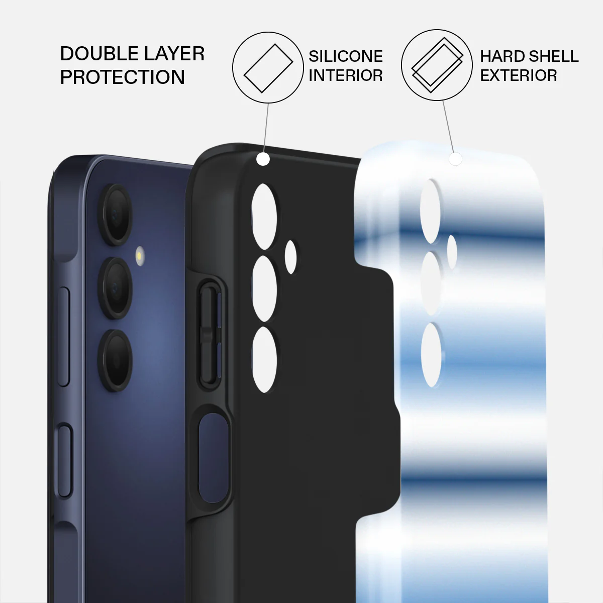 White Noise - Samsung Galaxy A15 4G / 5G Case - Image 2