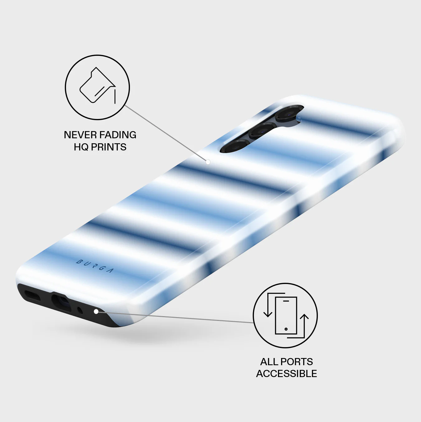 White Noise - Samsung Galaxy A16 Case - Image 3