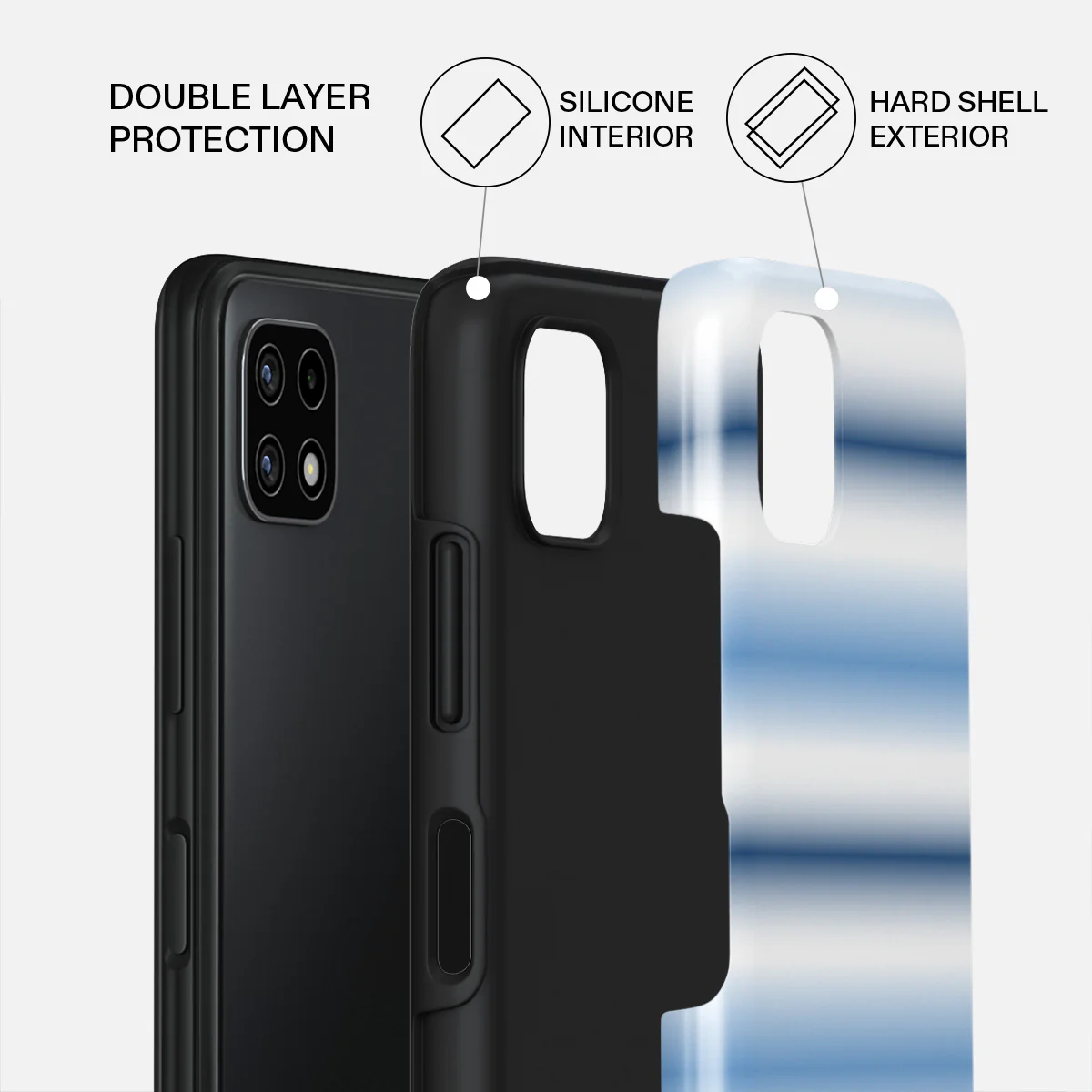 White Noise - Samsung Galaxy A22 5G Case - Image 2