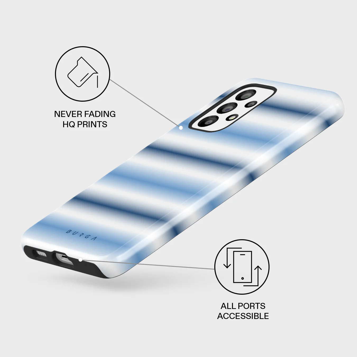 White Noise - Samsung Galaxy A23 4G / 5G Case - Image 3