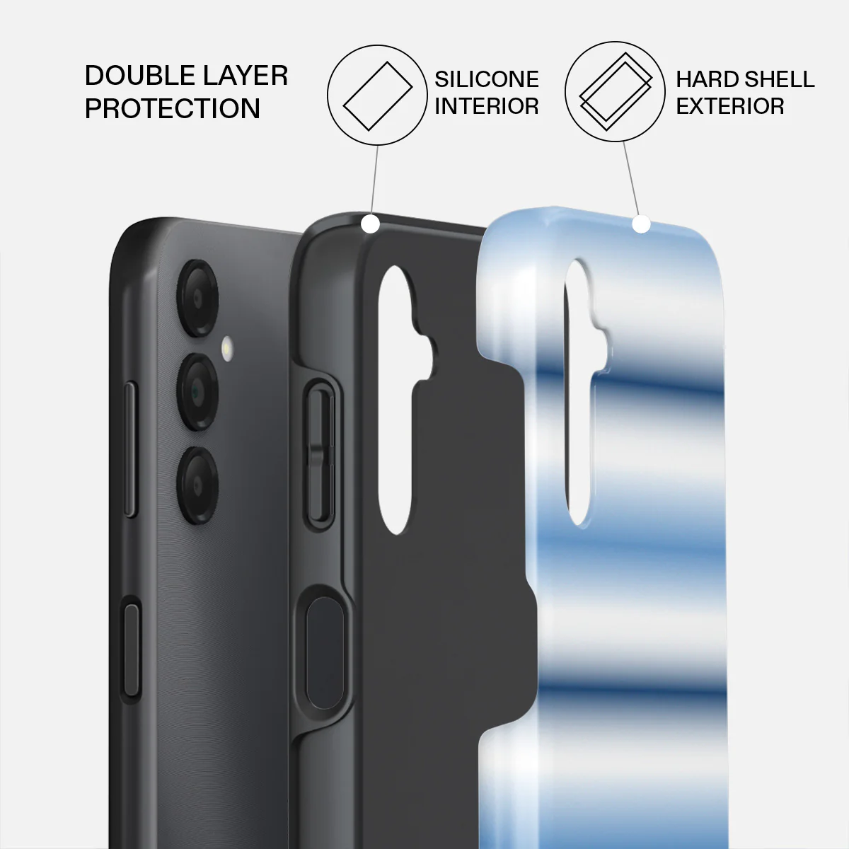 White Noise - Samsung Galaxy A25 Case - Image 2