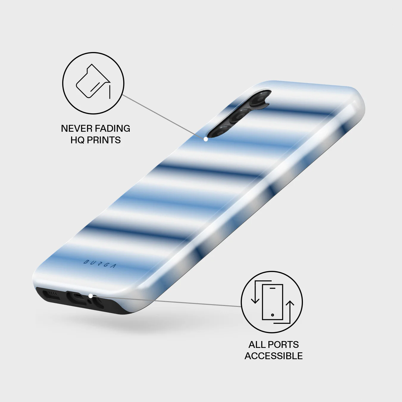 White Noise - Samsung Galaxy A25 Case - Image 3