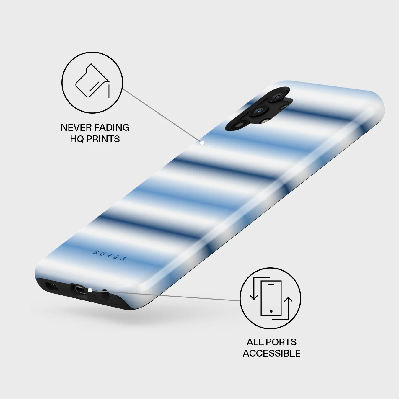 White Noise - Samsung Galaxy A32 5G Case - Image 3