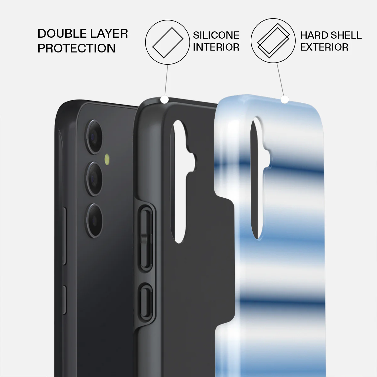 White Noise - Samsung Galaxy A34 Case - Image 2