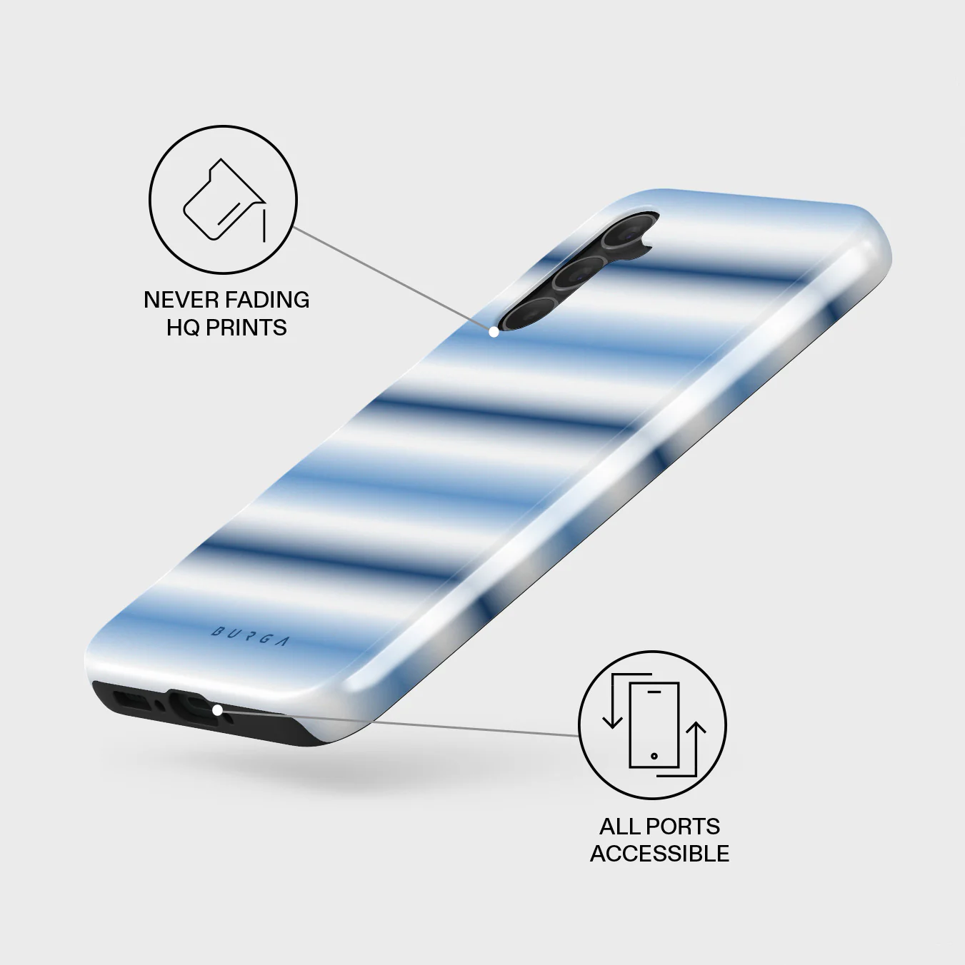 White Noise - Samsung Galaxy A34 Case - Image 3