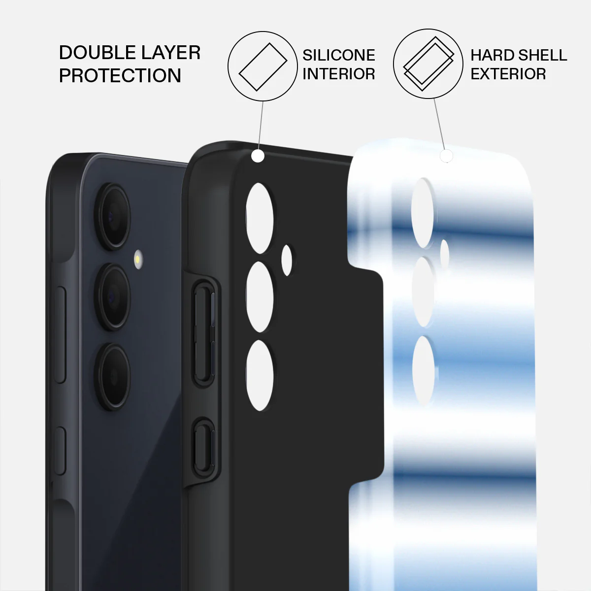 White Noise - Samsung Galaxy A35 Case - Image 2