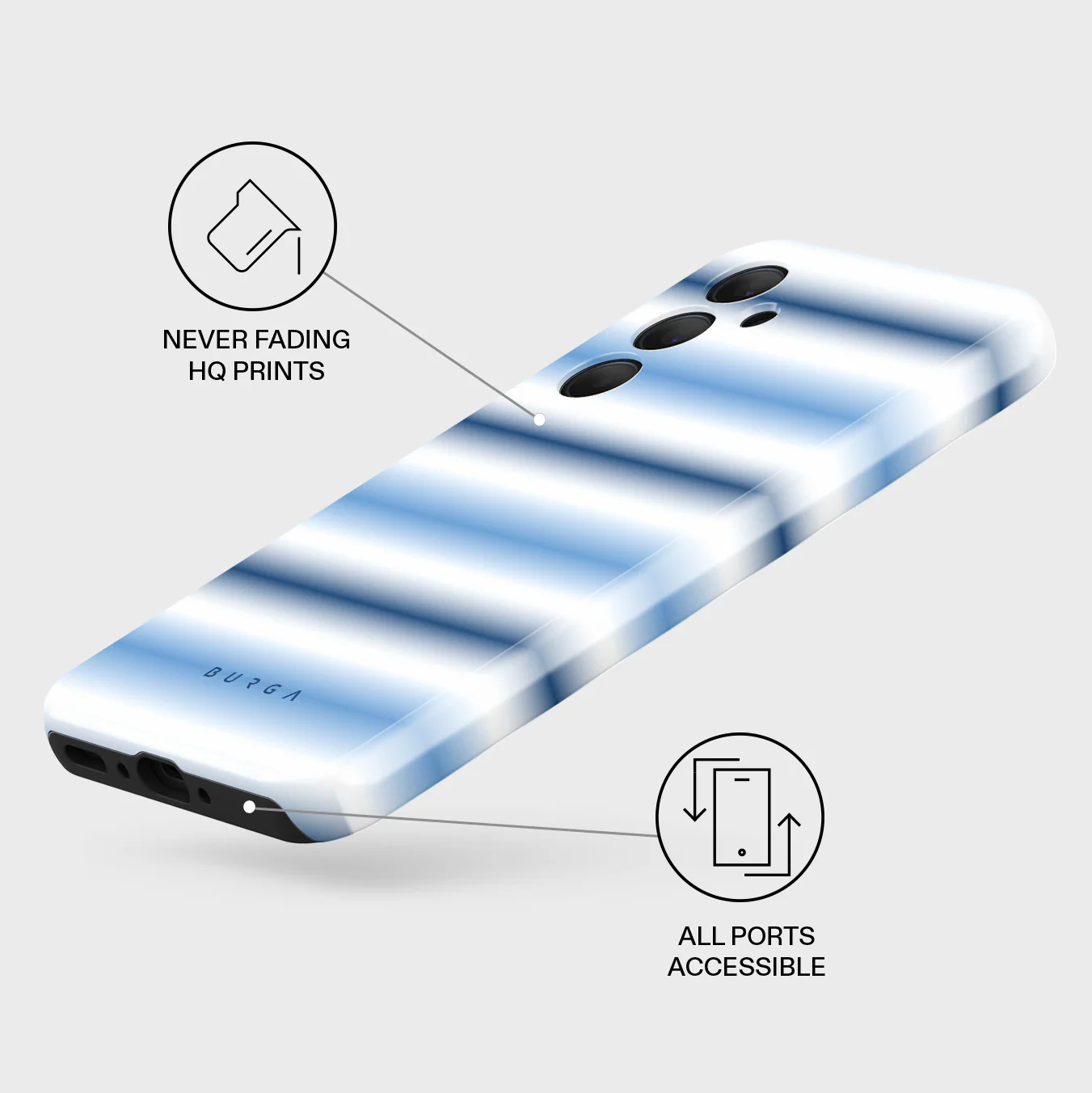 White Noise - Samsung Galaxy A35 Case - Image 3