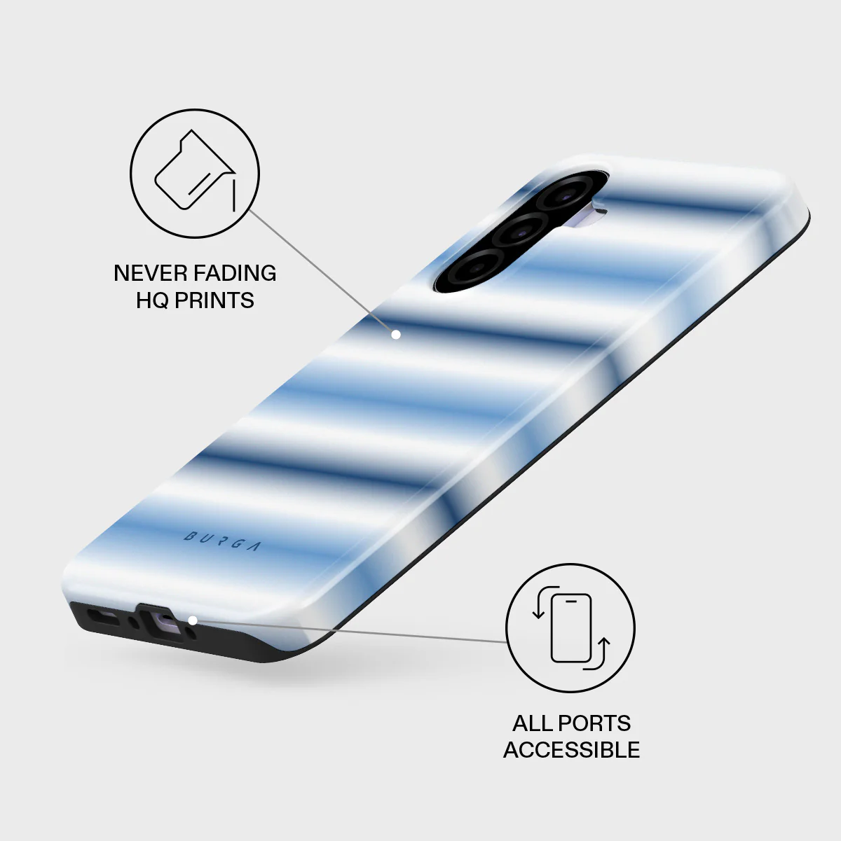 White Noise - Samsung Galaxy A37 5G Case - Image 3