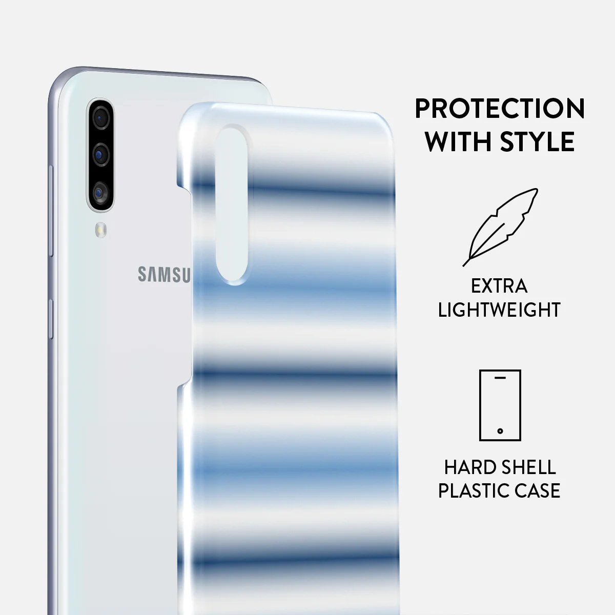White Noise - Samsung Galaxy A50 Case - Image 2