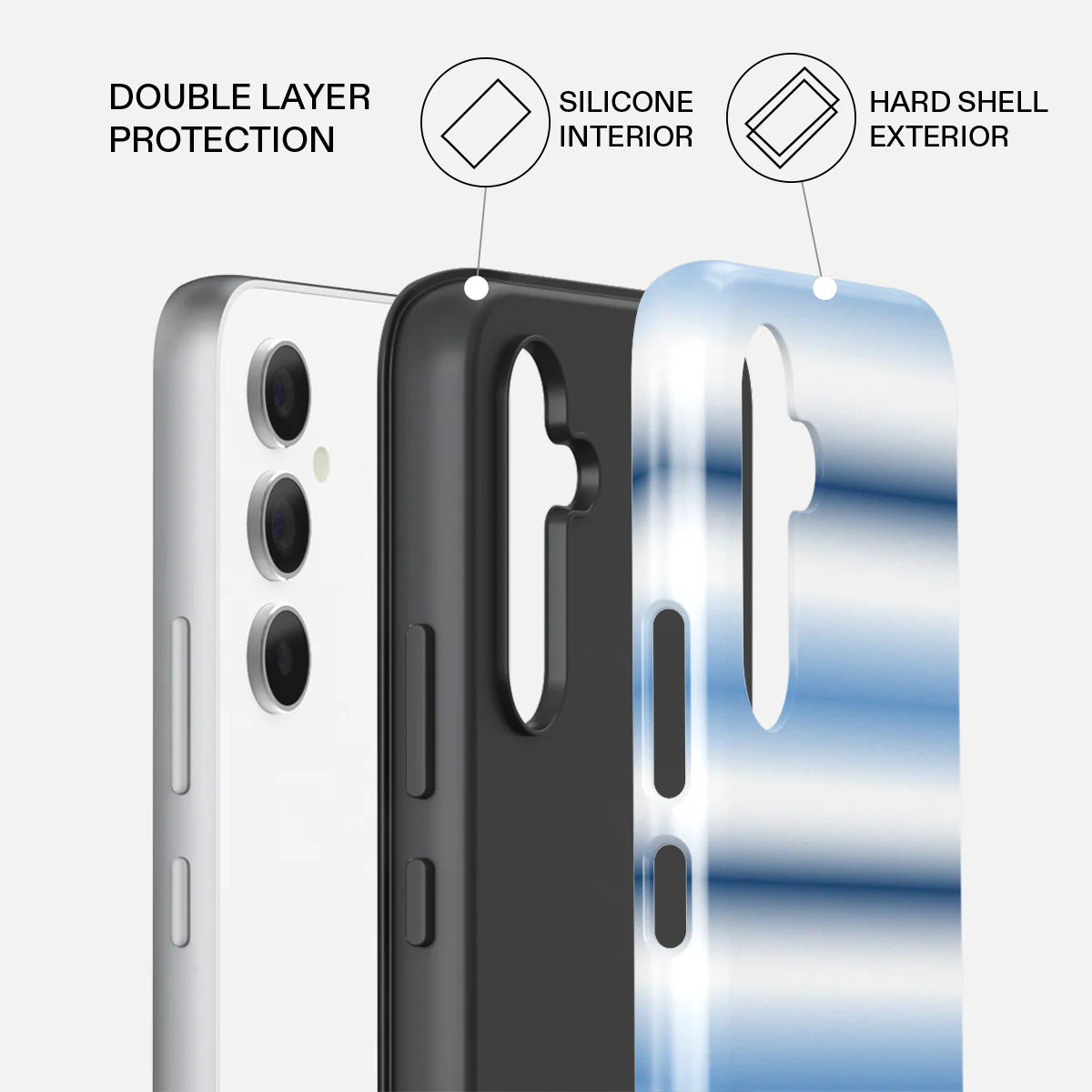 White Noise - Samsung Galaxy A55 Case - Image 2