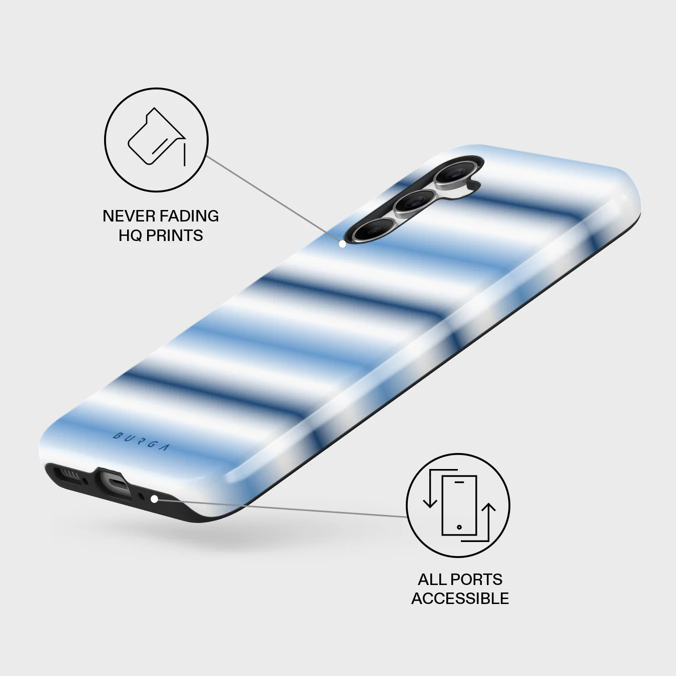 White Noise - Samsung Galaxy A55 Case - Image 3