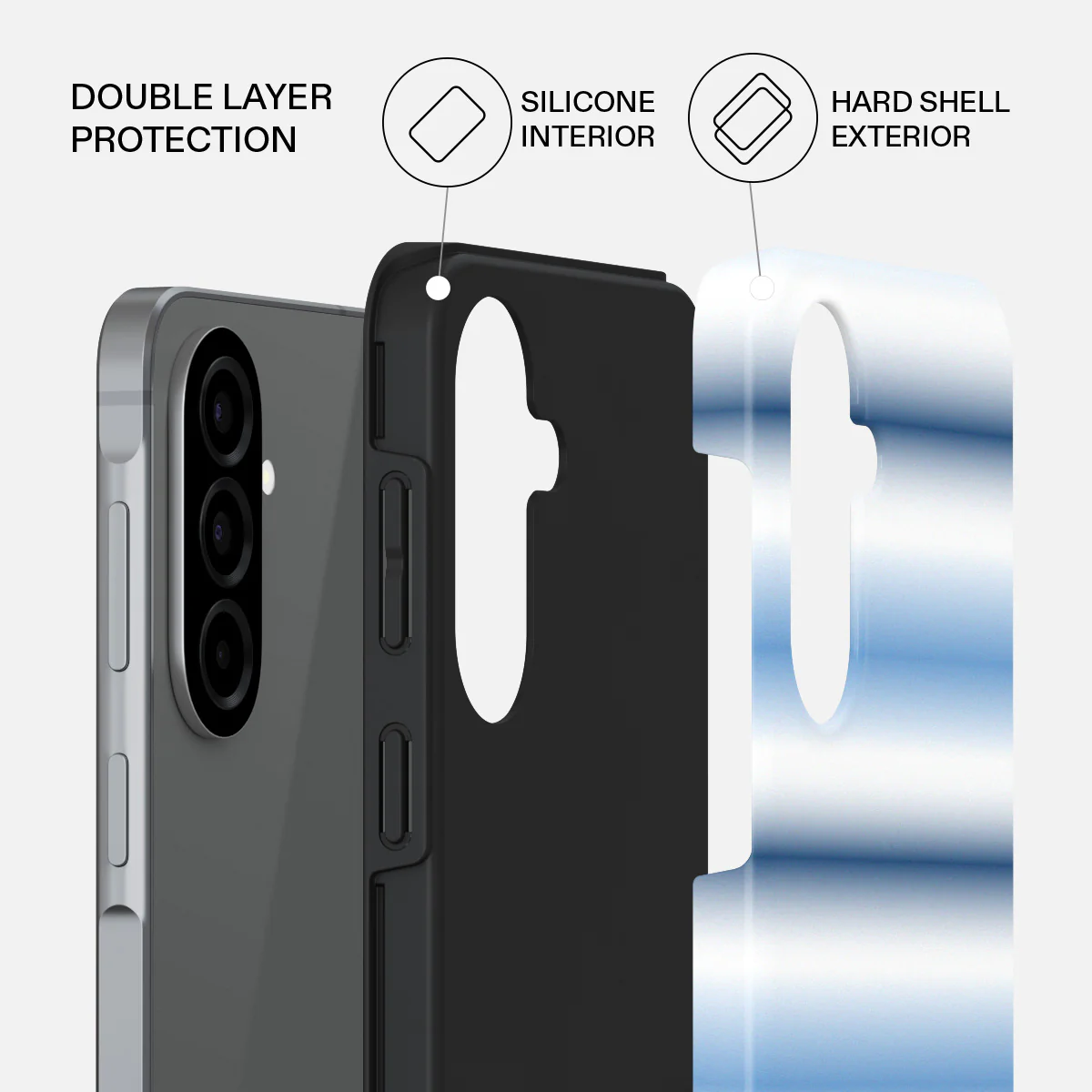 White Noise - Samsung Galaxy A57 5G Case - Image 2