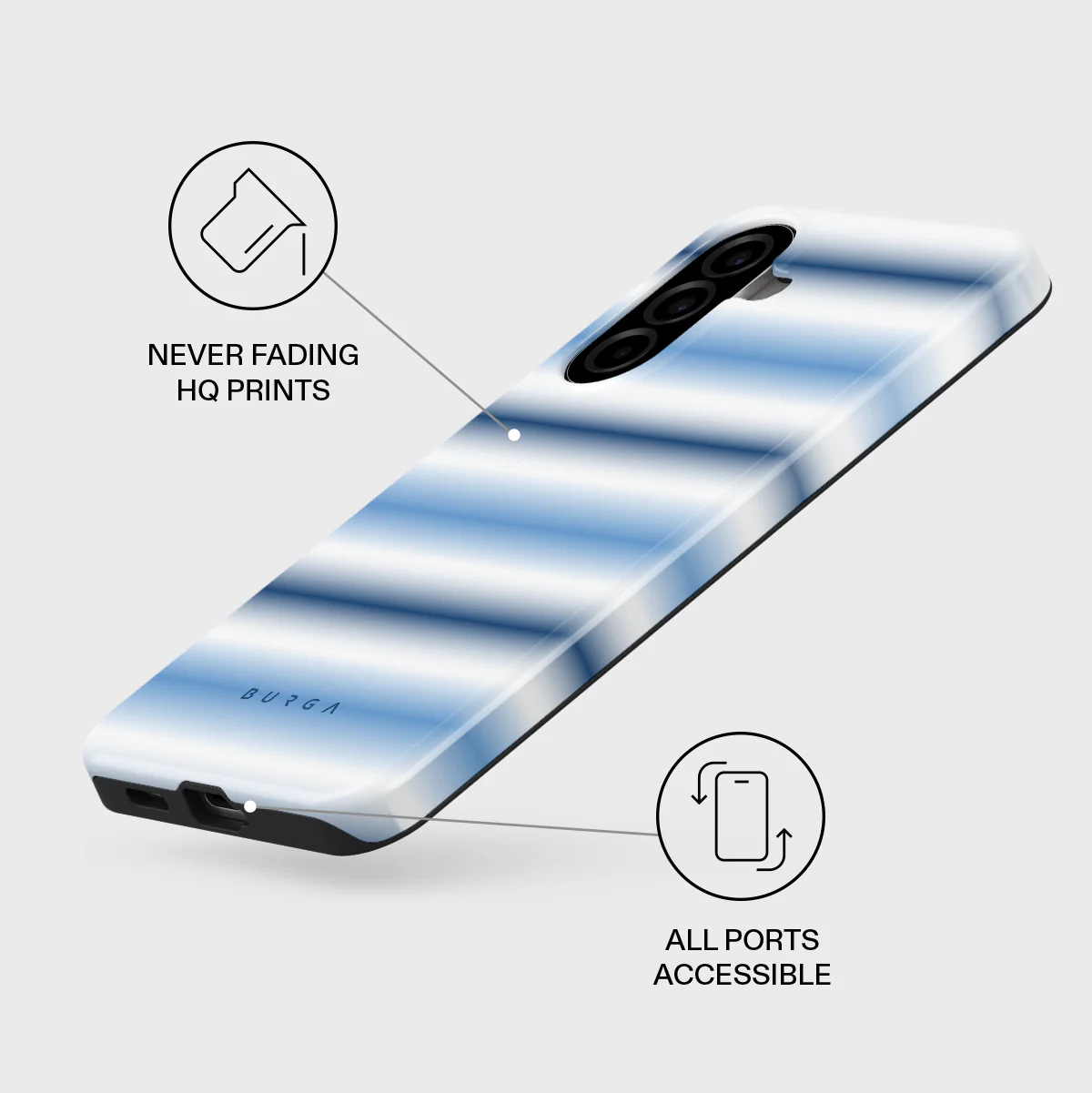 White Noise - Samsung Galaxy A57 5G Case - Image 3