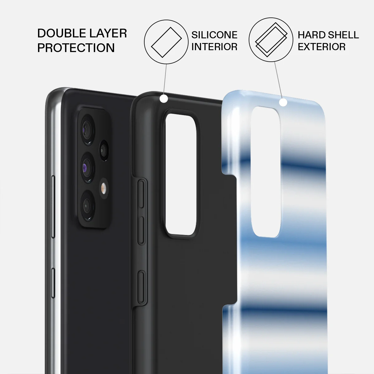 White Noise - Samsung Galaxy A72 4G / 5G Case - Image 6