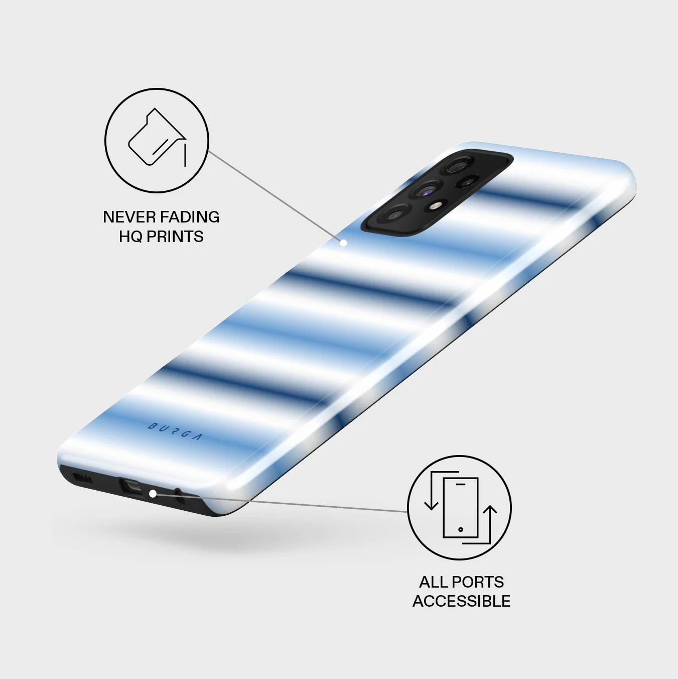 White Noise - Samsung Galaxy A72 4G / 5G Case - Image 7
