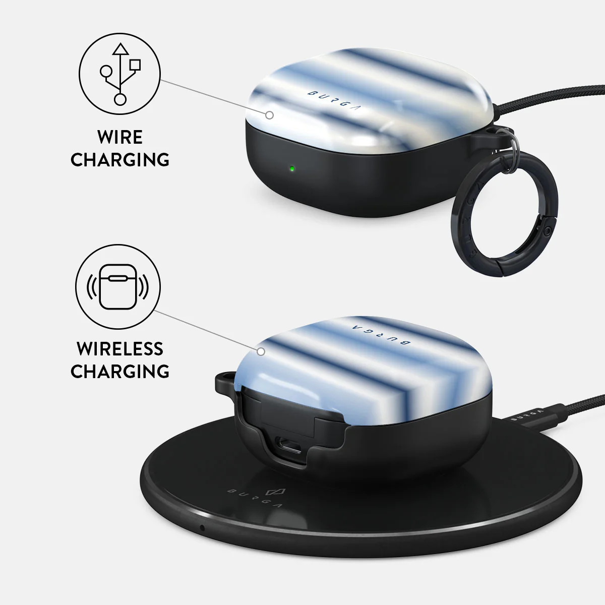 White Noise - Samsung Galaxy Buds Pro 2 Case - Image 3