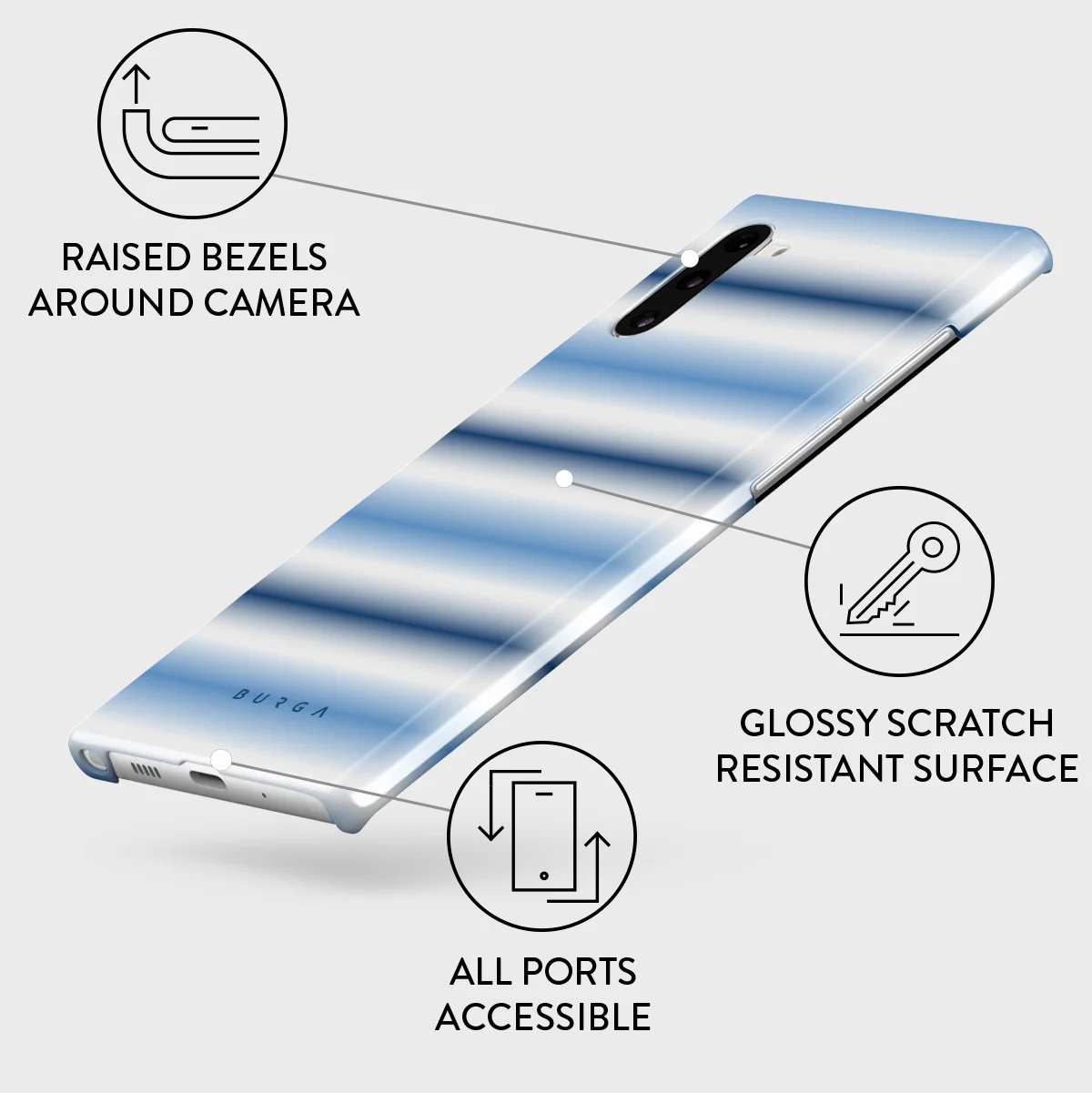White Noise - Samsung Galaxy Note 10 Case - Image 3