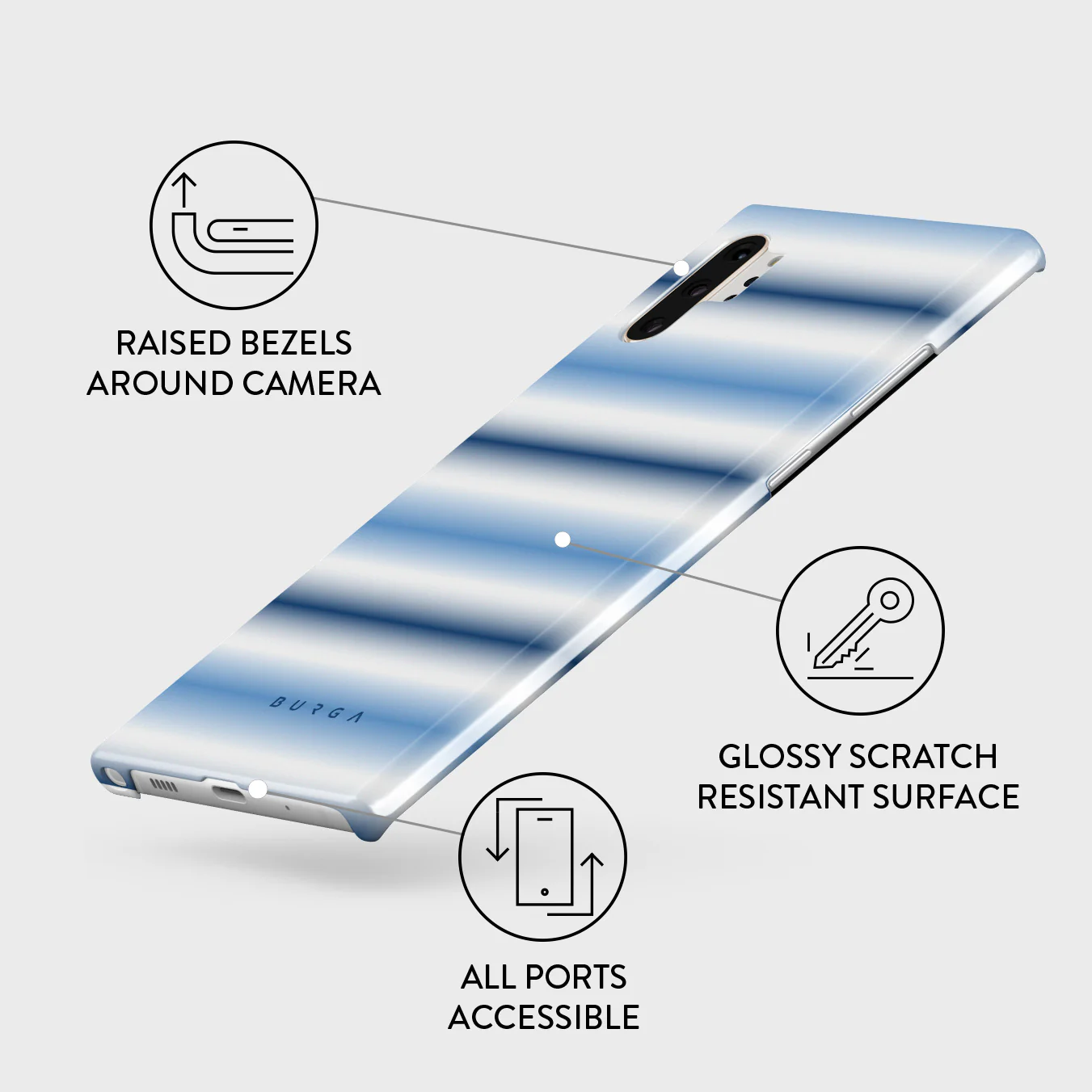 White Noise - Samsung Galaxy Note 10 Plus Case - Image 3