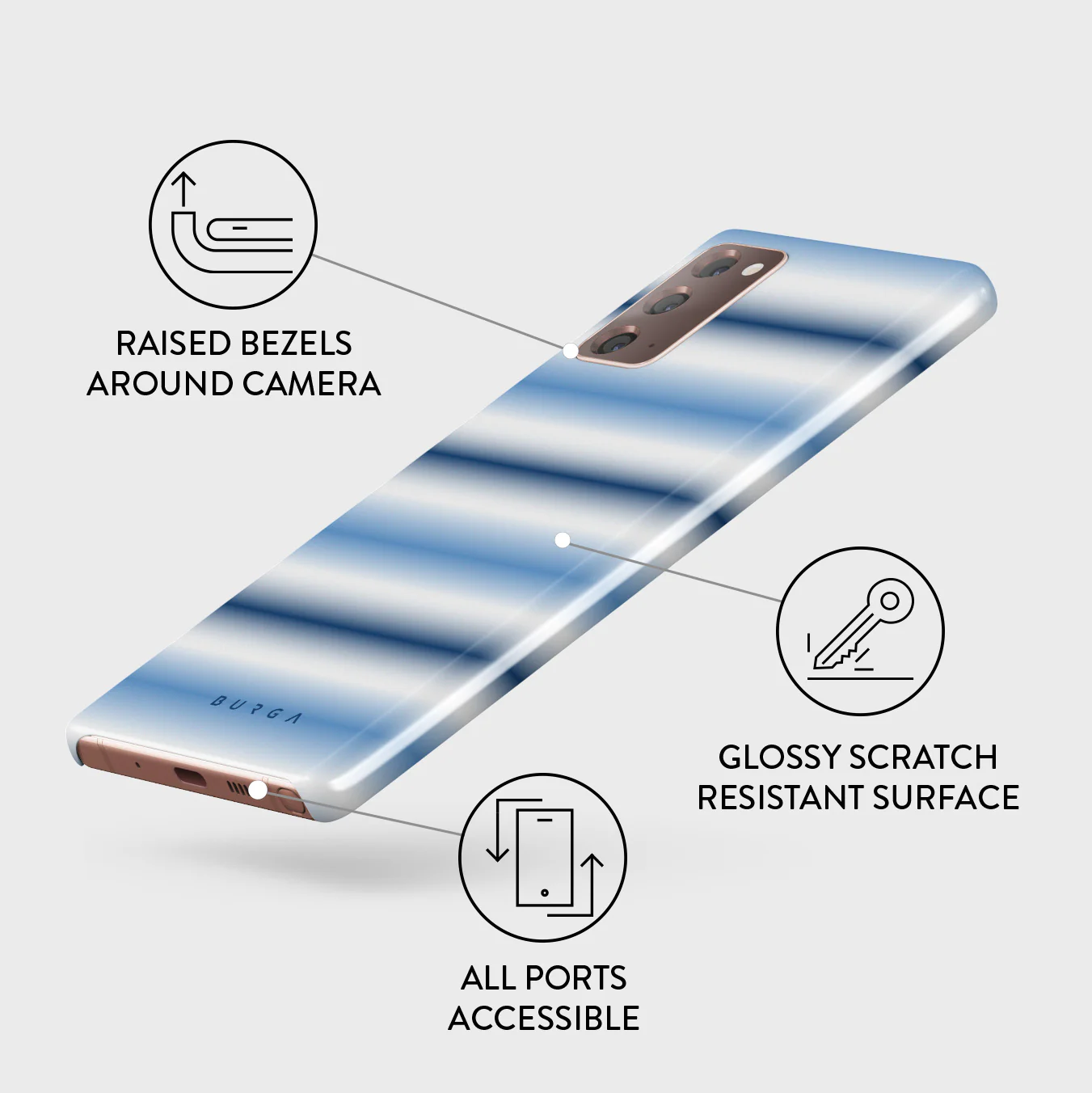 White Noise - Samsung Galaxy Note 20 4G / 5G Case - Image 3