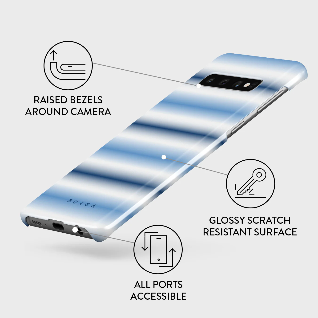 White Noise - Samsung Galaxy S10 Plus Case - Image 3