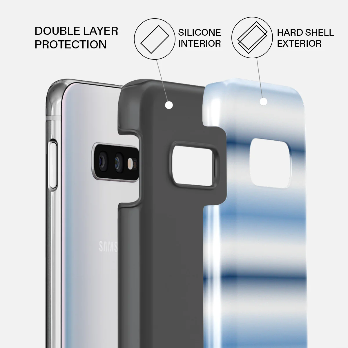 White Noise - Samsung Galaxy S10E Case - Image 2