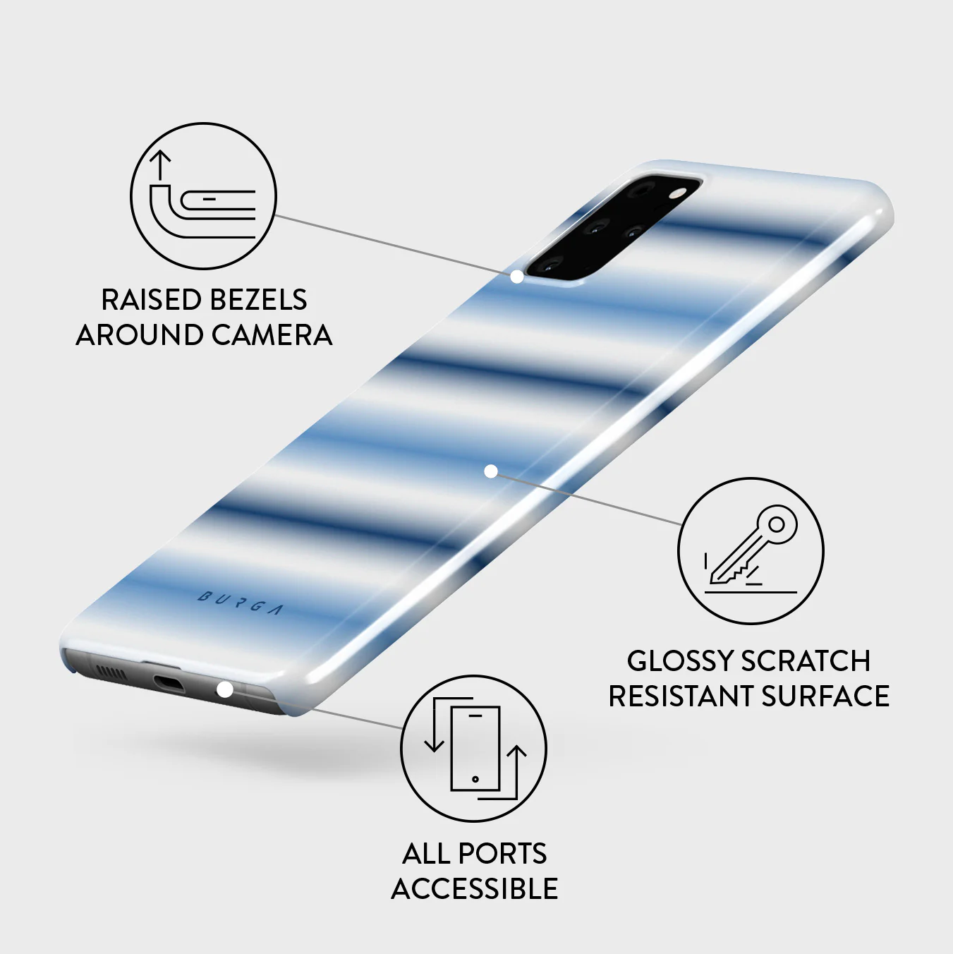 White Noise - Samsung Galaxy S20 Plus 4G / 5G Case - Image 3