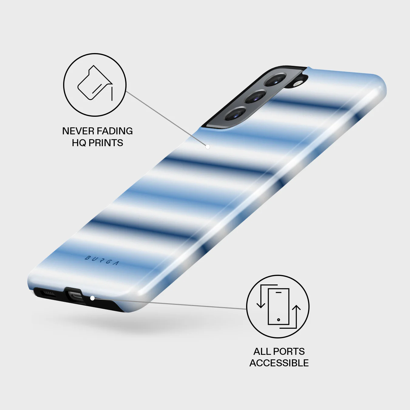 White Noise - Samsung Galaxy S21 Case - Image 3