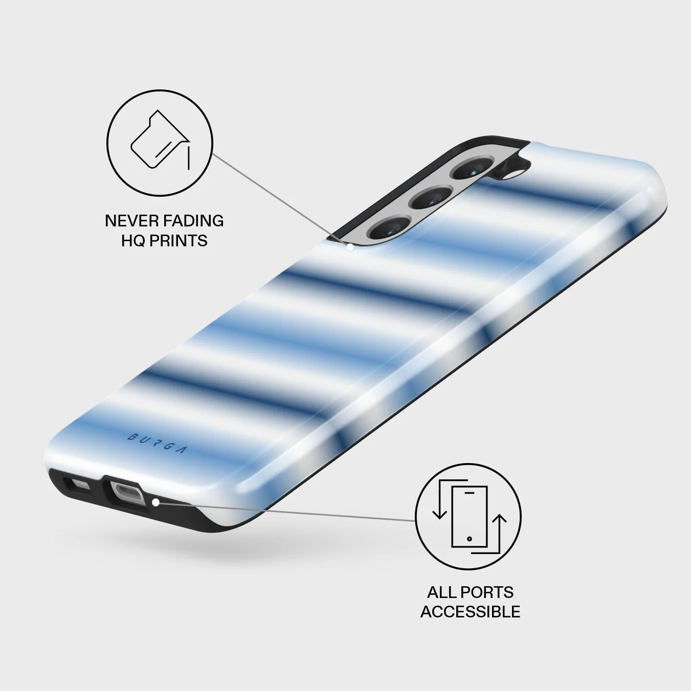 White Noise - Samsung Galaxy S22 Case - Image 3