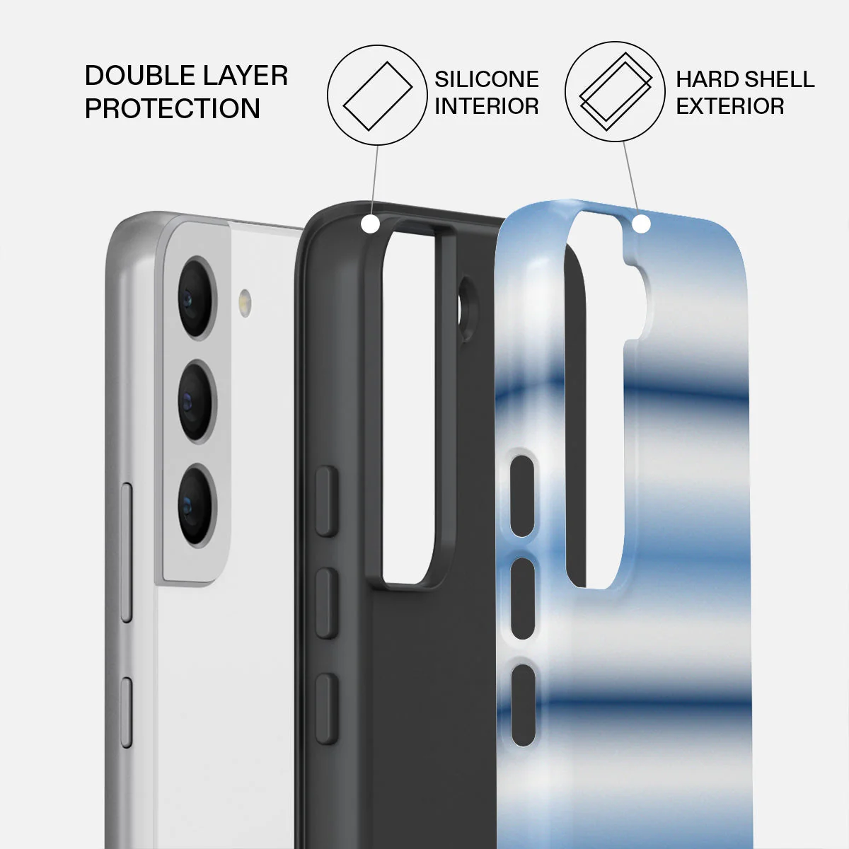 White Noise - Samsung Galaxy S22 Plus Case - Image 2