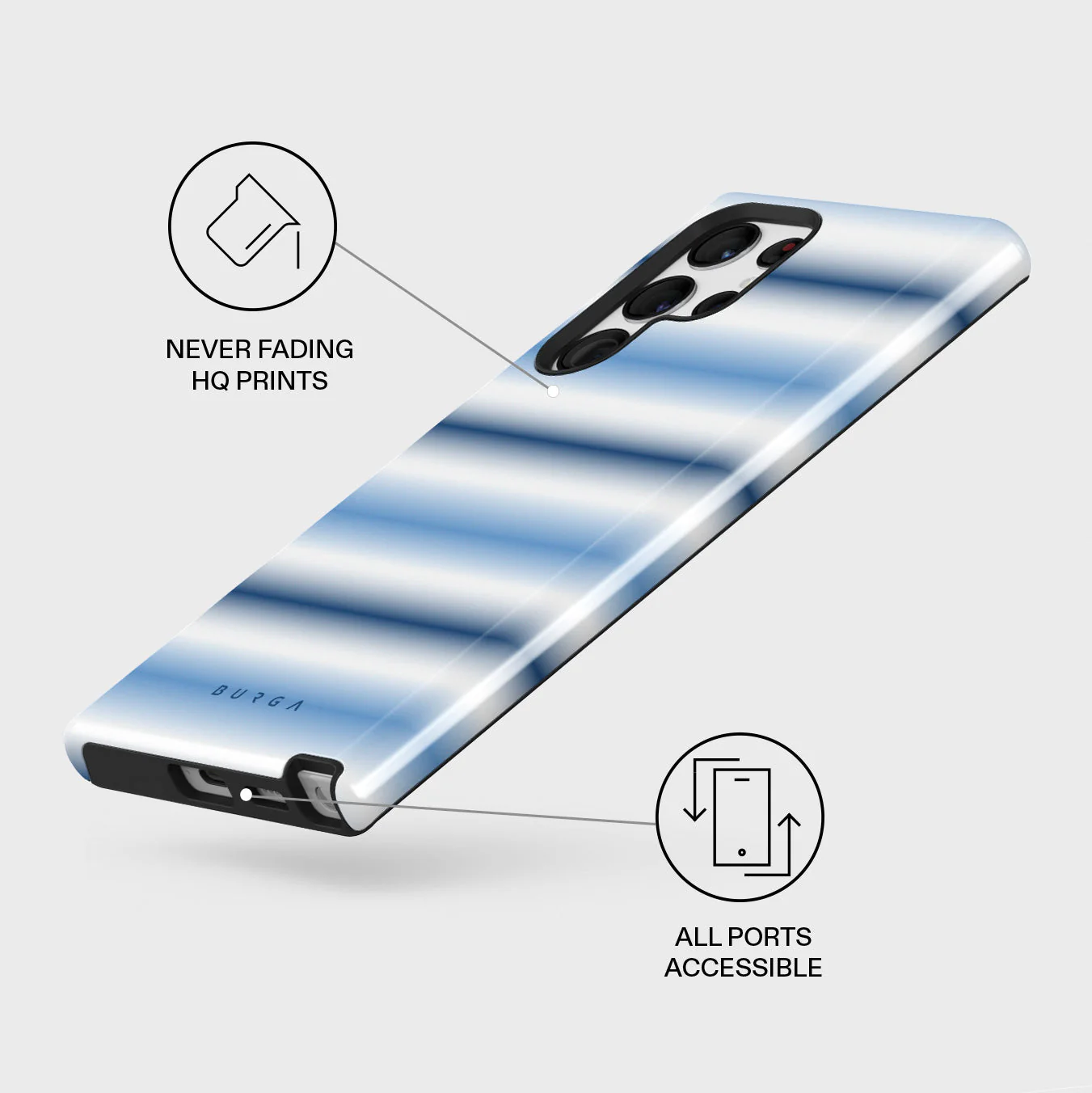 White Noise - Samsung Galaxy S22 Ultra Case - Image 3
