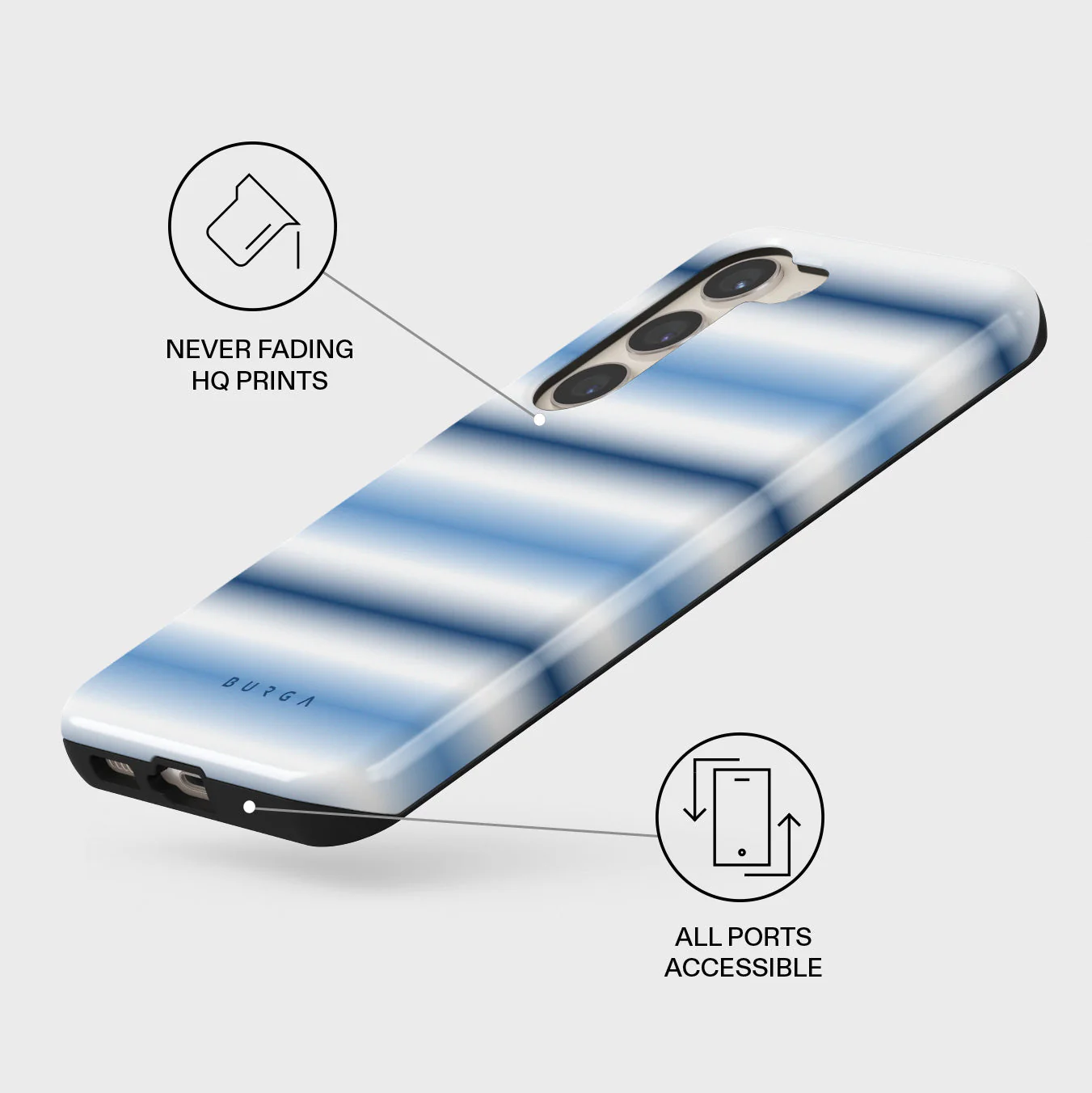 White Noise - Samsung Galaxy S23 Case - Image 3