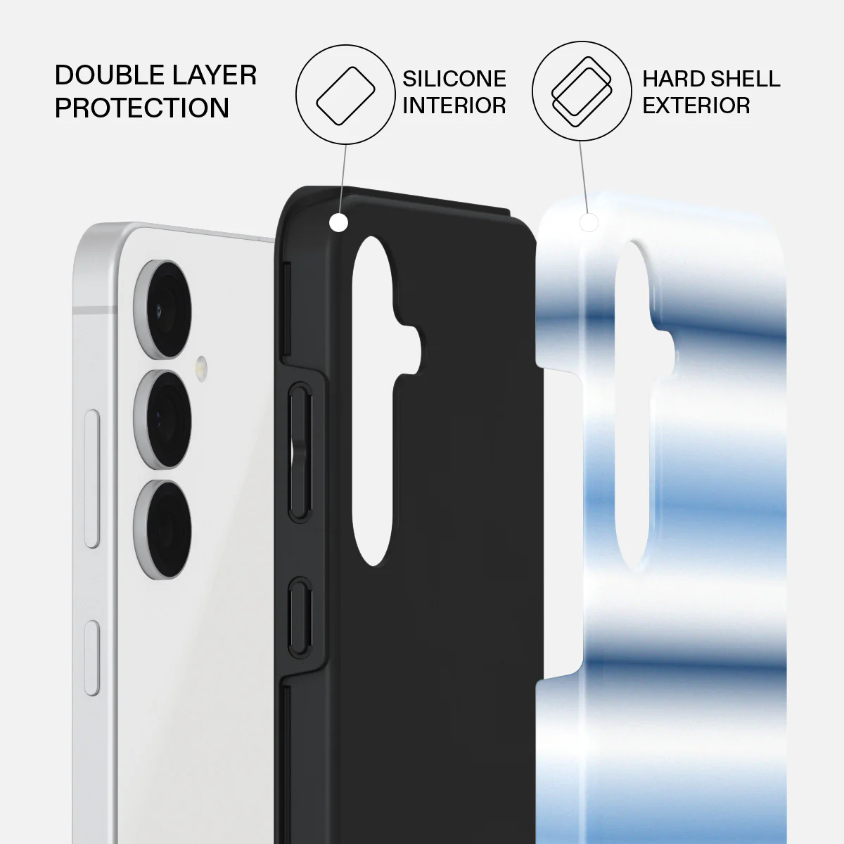 White Noise - Samsung Galaxy S25 FE Case - Image 2