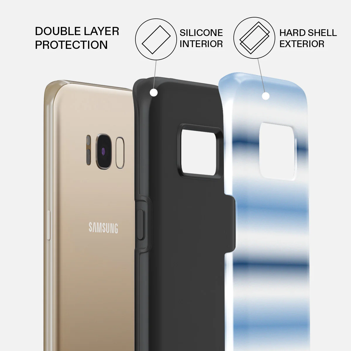 White Noise - Samsung Galaxy S8 Case - Image 6