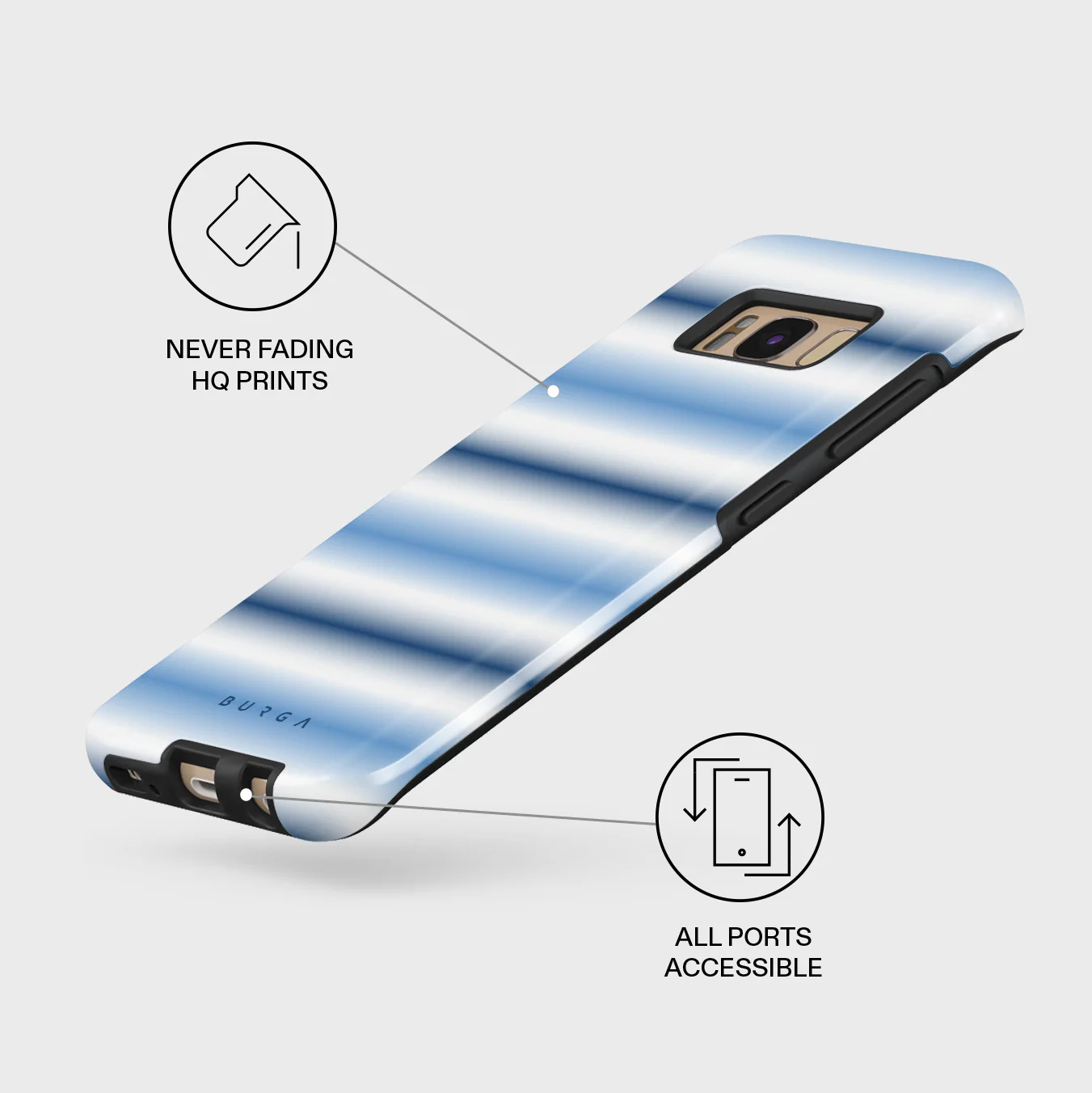 White Noise - Samsung Galaxy S8 Case - Image 7